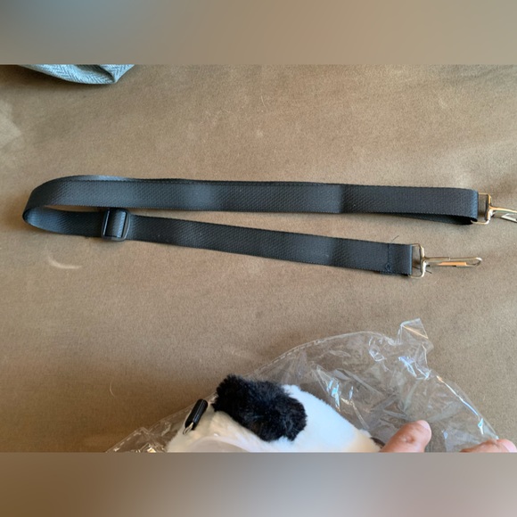 NWOT Cute Panda Face Plush Crossbody Bag Shoulder Bag Handbag Purse Animals - Picture 16 of 16